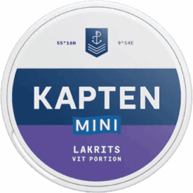 Kapten Vit Lakrits Mini