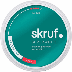 Skruf Superwhite No. 60 Frozen Mint Superslim Xtra Strong