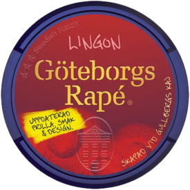 Göteborgs Rapé Lingon Vit Portion