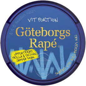 Göteborgs Rapé Vit Portion