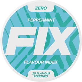 FIX Zero Peppermint – nikotinfritt snus med smak av pepparmint