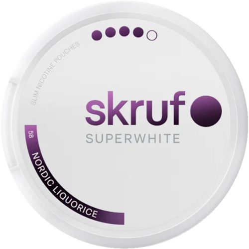 Skruf Superwhite No. 58 Nordic Liquorice 11,5mg