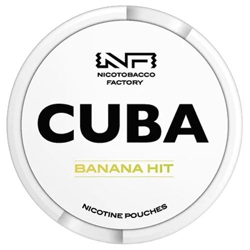 Cuba CUBA White Banana Hit Strong - nikotinpåsar
