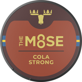 The Moose Cola Strong vitt snus med kryddig colasmak från The Moose